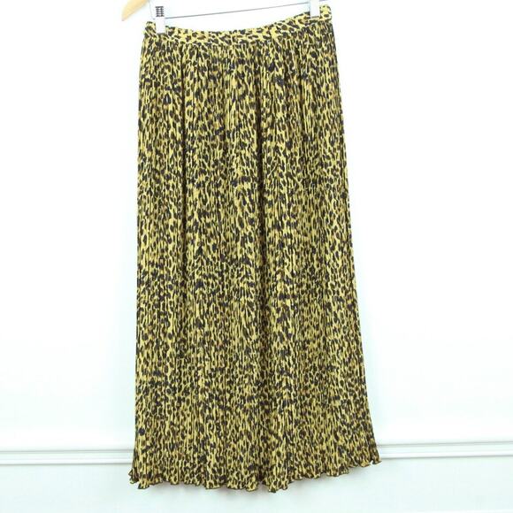 JH Collectibles Dresses & Skirts - Vintage Size 12 Maxi Skirt Animal Print Crinkle Midi Festival Western Grunge